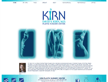 Tablet Screenshot of kirnplasticsurgery.com